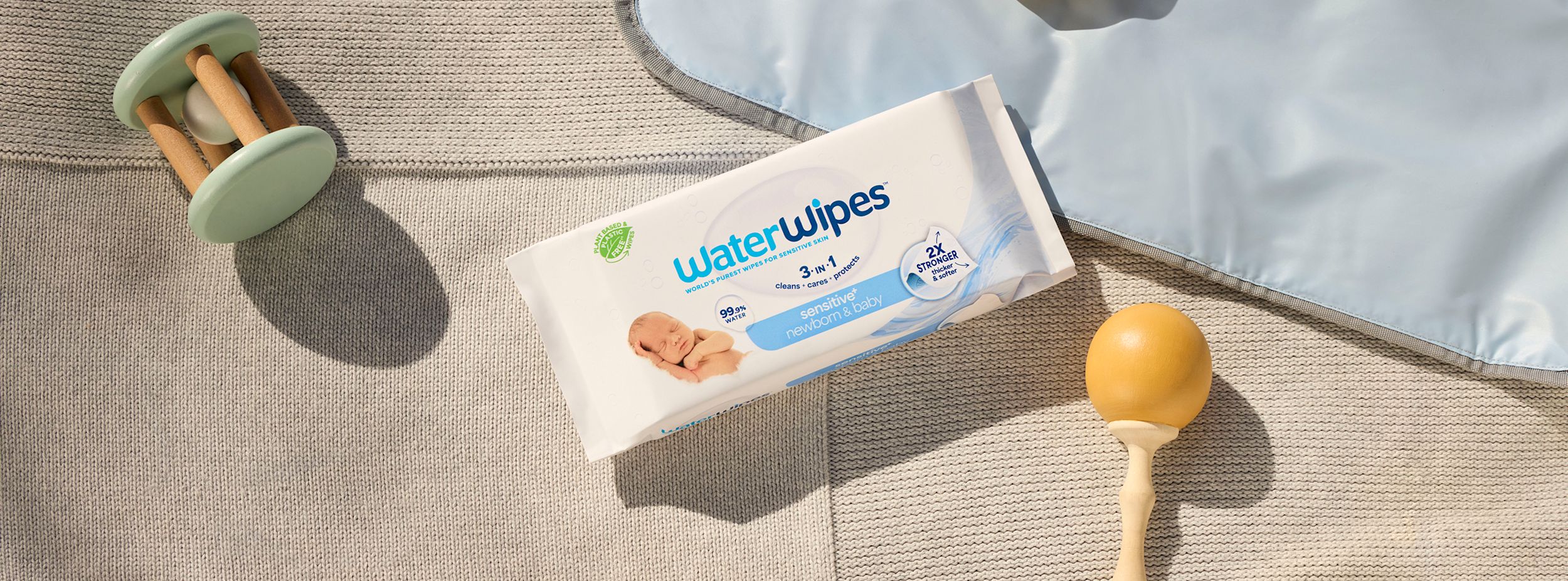 WaterWipes banner.