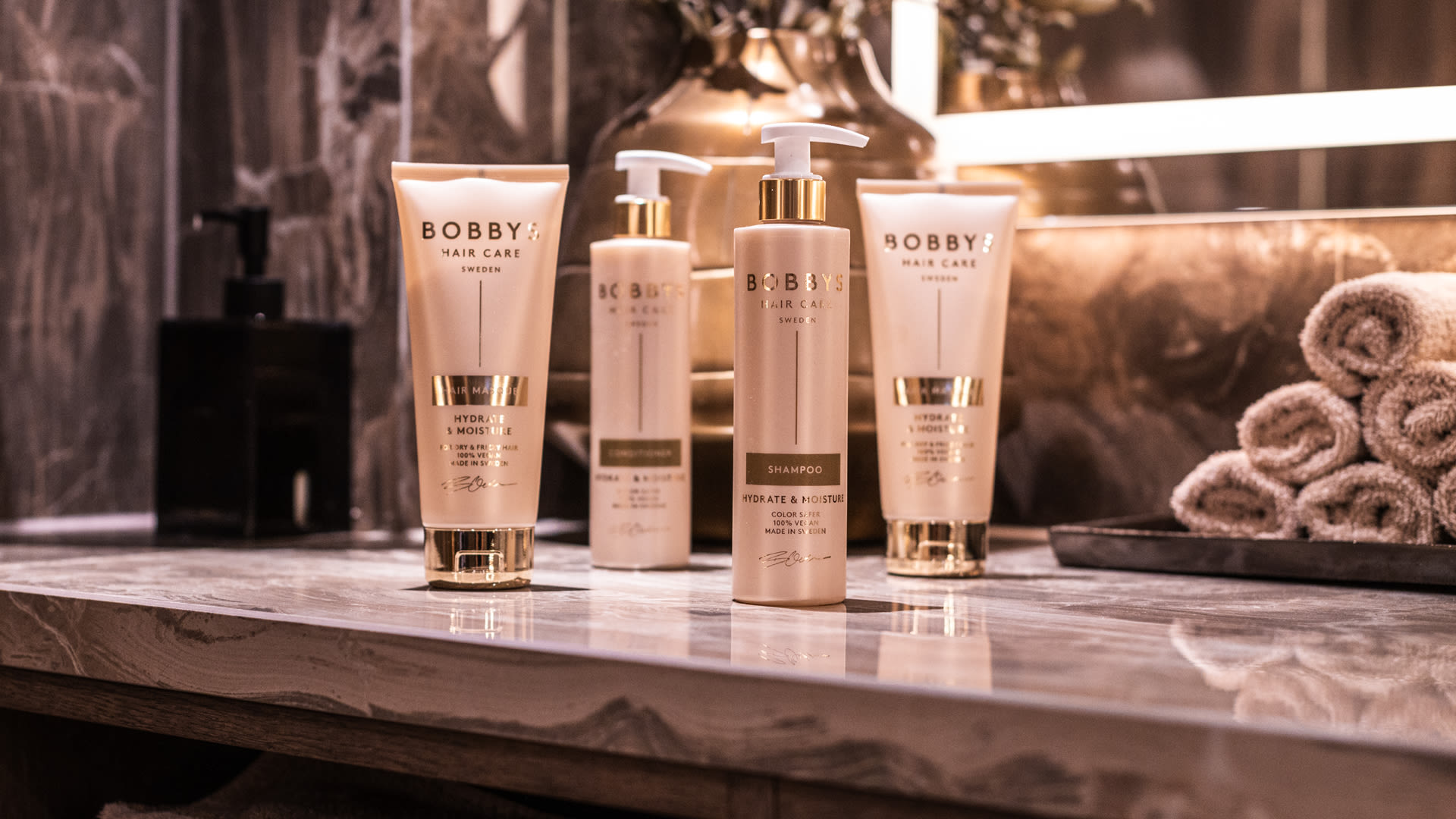 Bobbys Hair Care Sweden banner.