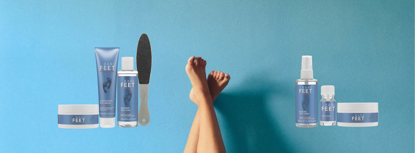 bare feet